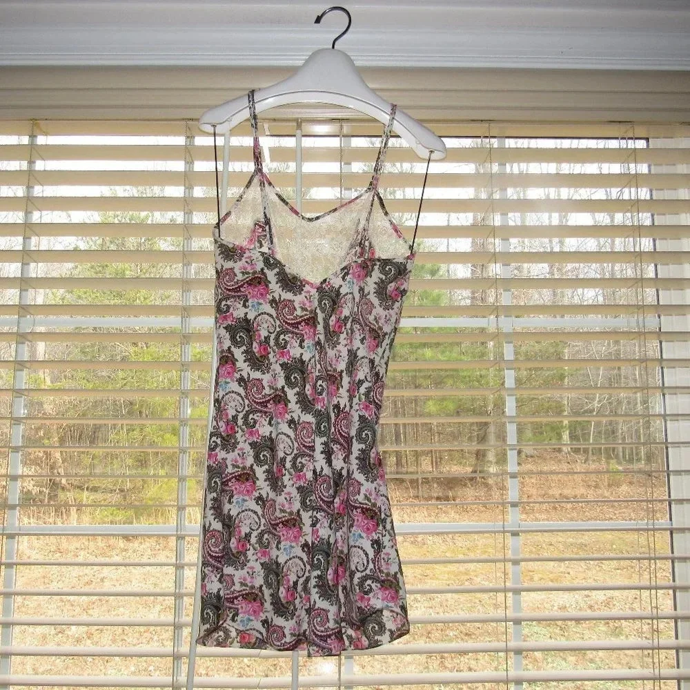 Vntge VICTORIA'S SECRET Floral Slipdress Chemise P